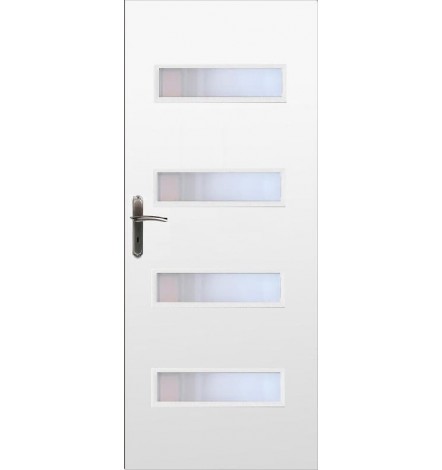 Porte d'intérieur vitrée PRESTIGE blanc en plusieurs dimensions